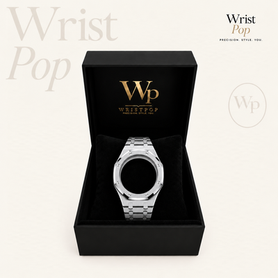 Stainless steel bracelet with case for Swatch Royal Pop
